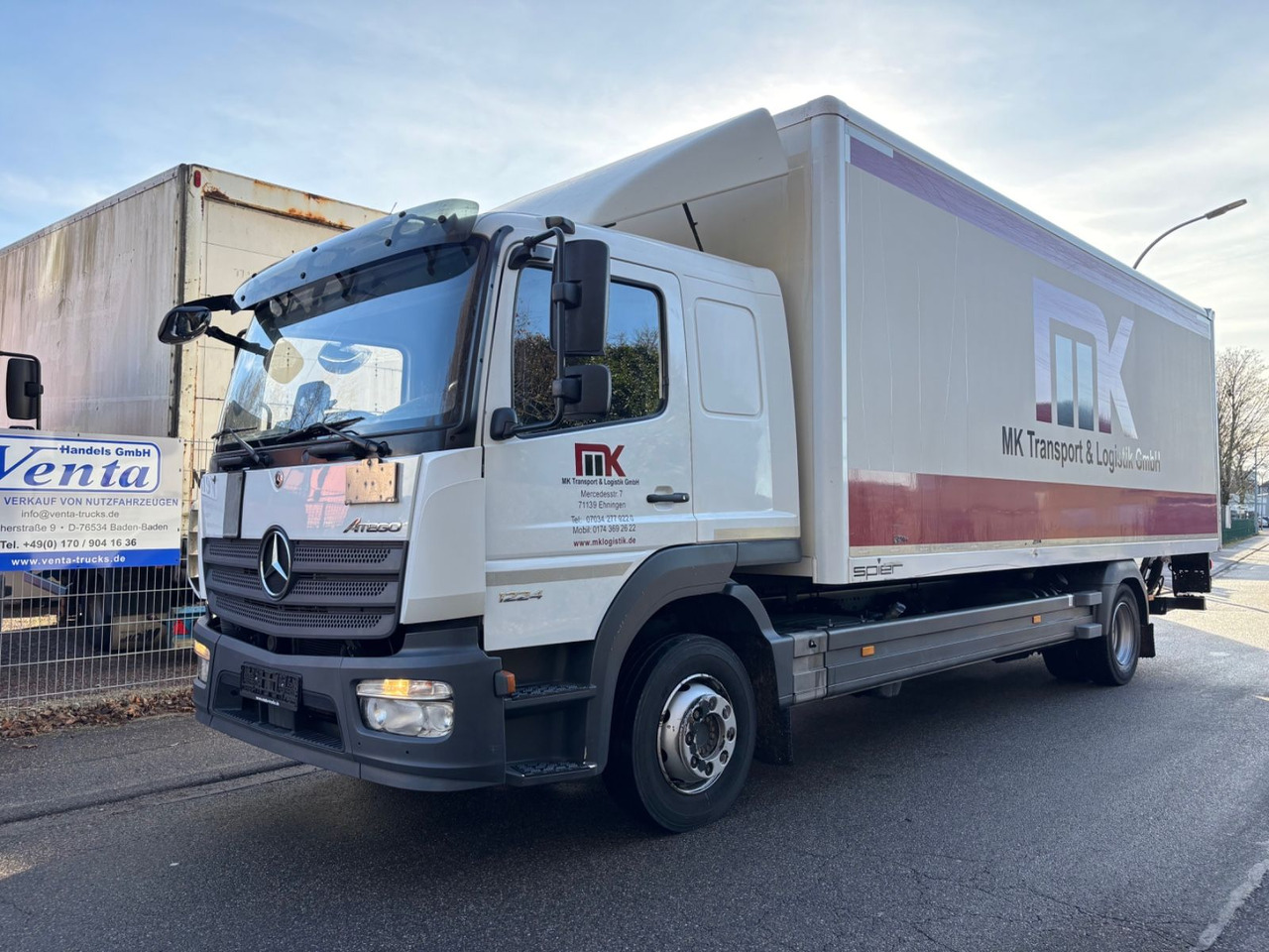 Mercedes-Benz Atego III 1224L, Euro-6, Klima, LBW - Грузовик с закрытым кузовом: фото 1 Mercedes-Benz Atego III 1224L, Euro-6, Klima, LBW - Грузовик с закрытым кузовом: фото 1