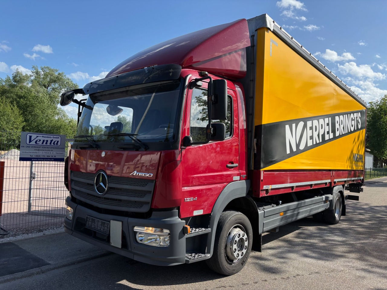 Mercedes-Benz Atego III 1224L, Euro-6, Klima, LBW, Schiebeplan - Тентованный грузовик: фото 1 Mercedes-Benz Atego III 1224L, Euro-6, Klima, LBW, Schiebeplan - Тентованный грузовик: фото 1