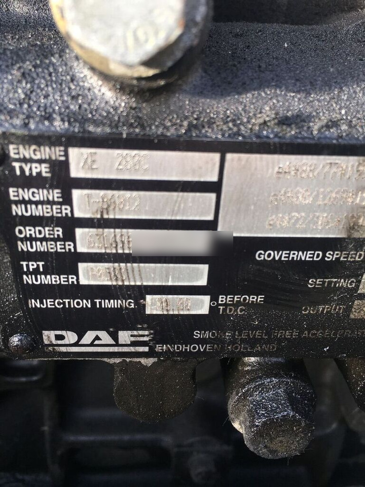 DAF xe280c DAF xf95 truck - Двигатель для Грузовиков: фото 1 DAF xe280c DAF xf95 truck - Двигатель для Грузовиков: фото 1