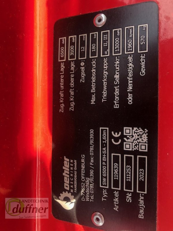 Oehler OL SW 6500 P EH-SA - Лебёдка для Лесозаготовительной техники: фото 5 Oehler OL SW 6500 P EH-SA - Лебёдка для Лесозаготовительной техники: фото 5