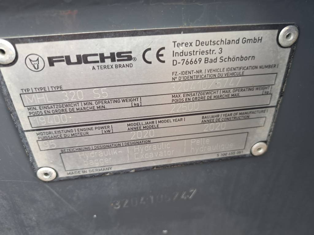 Перегружатель Fuchs MHL320F: фото 18