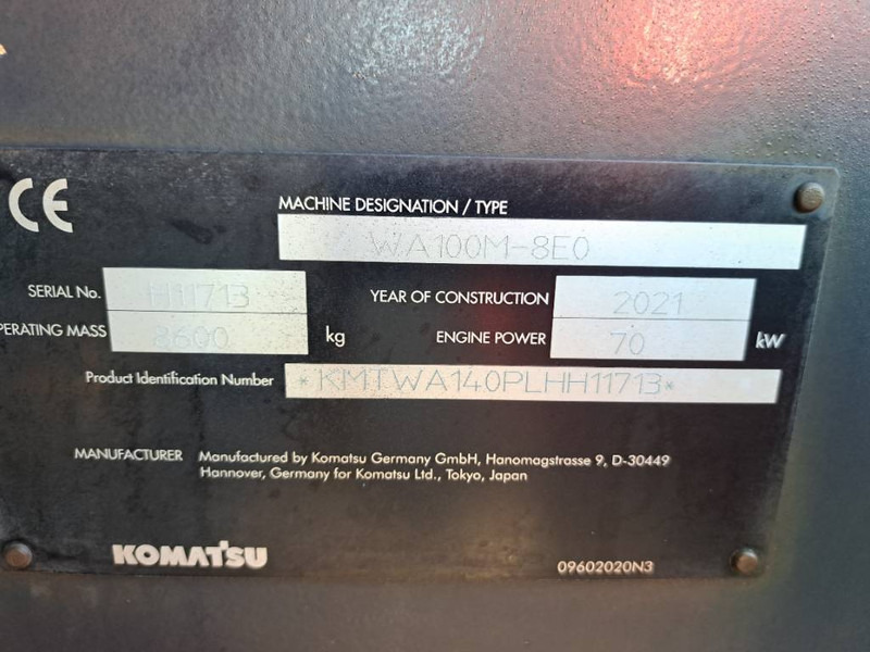 Колёсный погрузчик Komatsu WA100-8E0: фото 12 Колёсный погрузчик Komatsu WA100-8E0: фото 12