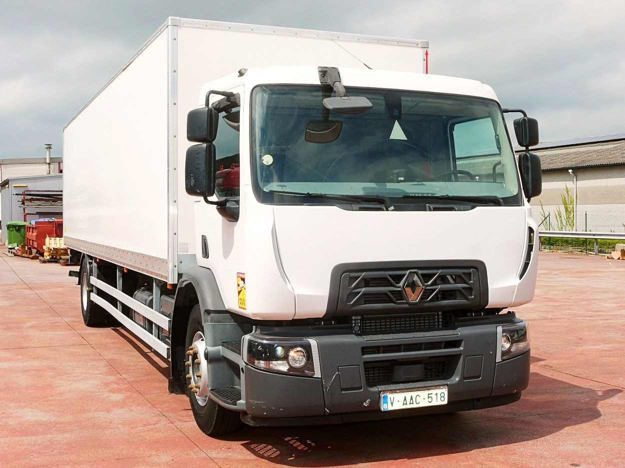 Renault D 19.280 MEUBEL KOFFER LADEBORDWAND 180tkm - Грузовик с закрытым кузовом: фото 1 Renault D 19.280 MEUBEL KOFFER LADEBORDWAND 180tkm - Грузовик с закрытым кузовом: фото 1