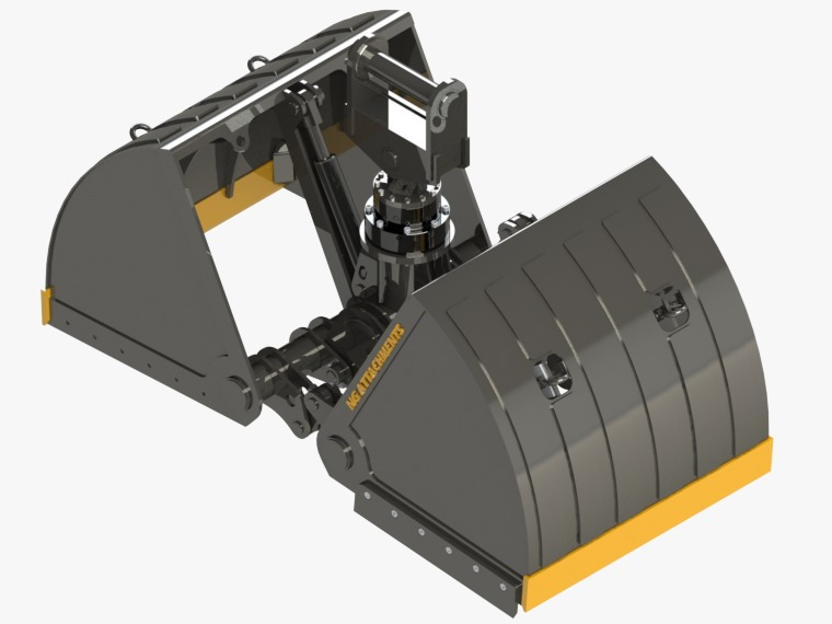 HEAVY DUTY ROTATING CLAMSHELL BUCKET - NG ATTACHMENTS - Ковш для Экскаваторов: фото 2 HEAVY DUTY ROTATING CLAMSHELL BUCKET - NG ATTACHMENTS - Ковш для Экскаваторов: фото 2
