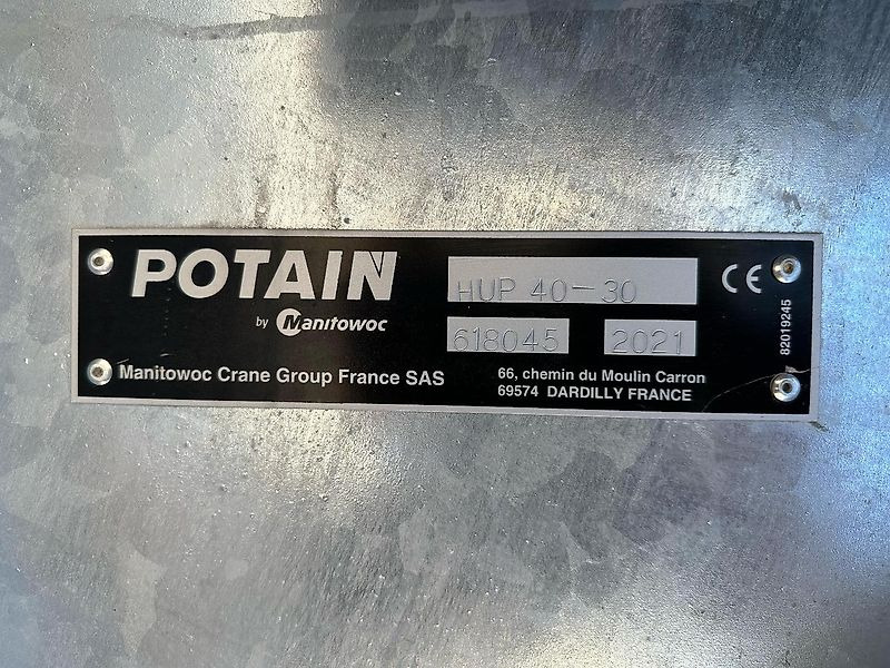 Potain HUP 40-30 - Быстромонтируемый башенный кран: фото 4 Potain HUP 40-30 - Быстромонтируемый башенный кран: фото 4
