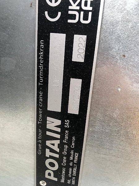 Potain HUP 40-30 - Быстромонтируемый башенный кран: фото 3 Potain HUP 40-30 - Быстромонтируемый башенный кран: фото 3