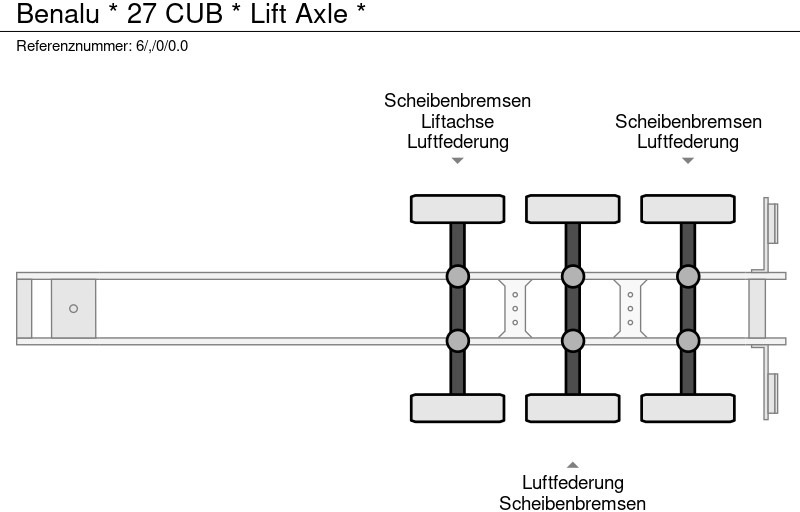 Самосвальный полуприцеп Benalu * 27 CUB * Lift Axle *: фото 17 Самосвальный полуприцеп Benalu * 27 CUB * Lift Axle *: фото 17