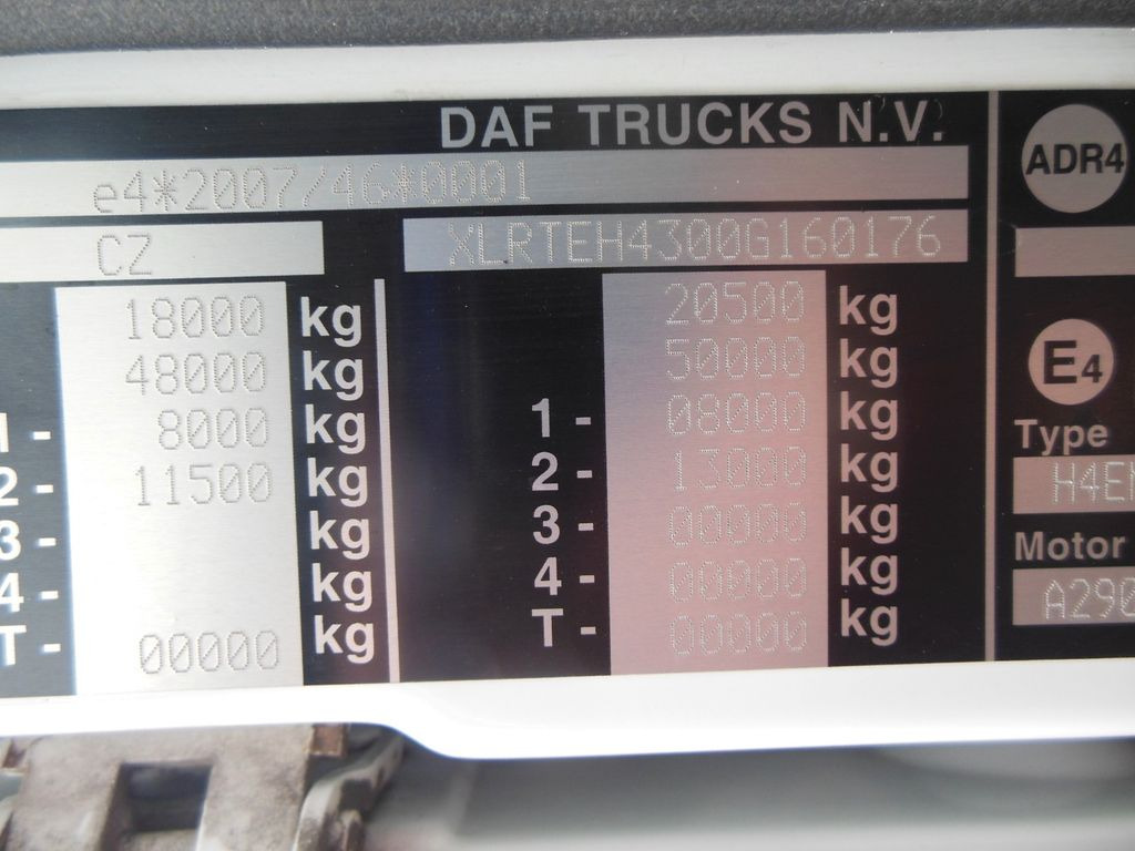 Тягач DAF XF 106.510 SSC, MANUELL, RETARDER, TOP STAND!!! DAF XF 106.510 SSC, MANUELL, RETARDER, TOP STAND!!!: фото 25