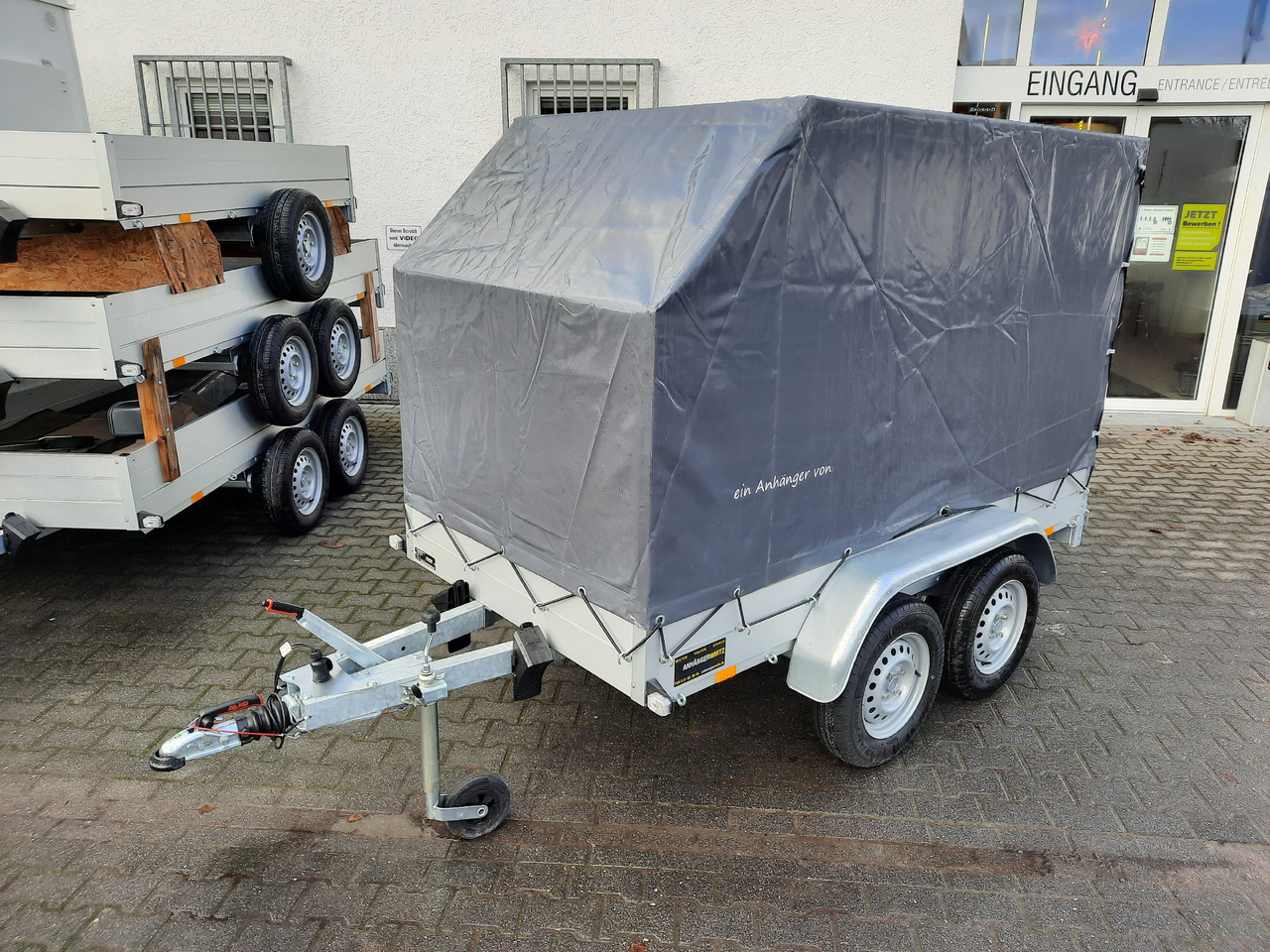 Aluliner Planen Anhänger GTT 2000 251x126x150cm Plane aero schräg (S) 2000kg - Тентованный прицеп: фото 4 Aluliner Planen Anhänger GTT 2000 251x126x150cm Plane aero schräg (S) 2000kg - Тентованный прицеп: фото 4