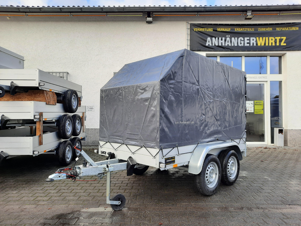 Aluliner Planen Anhänger GTT 2000 251x126x150cm Plane aero schräg (S) 2000kg - Тентованный прицеп: фото 2 Aluliner Planen Anhänger GTT 2000 251x126x150cm Plane aero schräg (S) 2000kg - Тентованный прицеп: фото 2