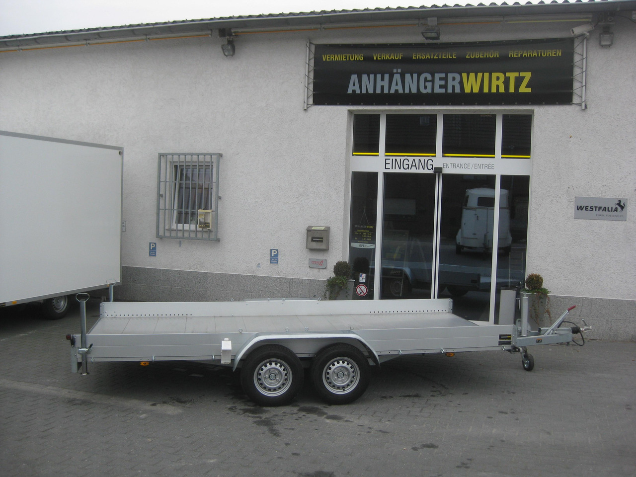 Anssems Transporter AMT 2500 440x190x18cm Aluboden Alurampen Seilwinde 2500kg Modell 22 - Прицеп бортовой/ Платформа: фото 4 Anssems Transporter AMT 2500 440x190x18cm Aluboden Alurampen Seilwinde 2500kg Modell 22 - Прицеп бортовой/ Платформа: фото 4