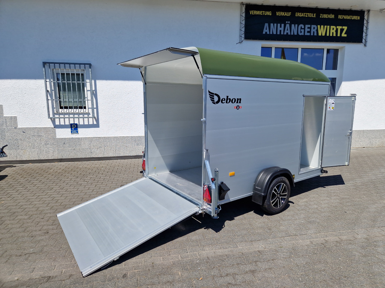 Cargo Roadster 400 312x164x184cm Alu Poly green Alufelgen Aluboden Pullman 1300kg 100km/H - Прицеп для легкового автомобиля: фото 1 Cargo Roadster 400 312x164x184cm Alu Poly green Alufelgen Aluboden Pullman 1300kg 100km/H - Прицеп для легкового автомобиля: фото 1