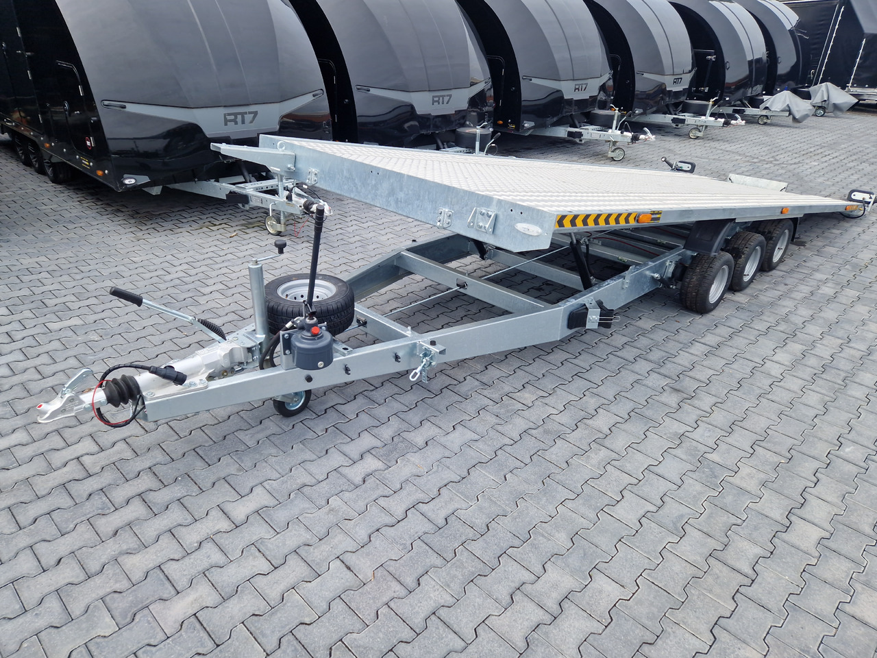 Cartrailer Expert 3560 easyload 600x216cm hydr. kippbar Winde Resrad Premium Tridem 100km/H 3500kg - Прицеп-автовоз: фото 1 Cartrailer Expert 3560 easyload 600x216cm hydr. kippbar Winde Resrad Premium Tridem 100km/H 3500kg - Прицеп-автовоз: фото 1