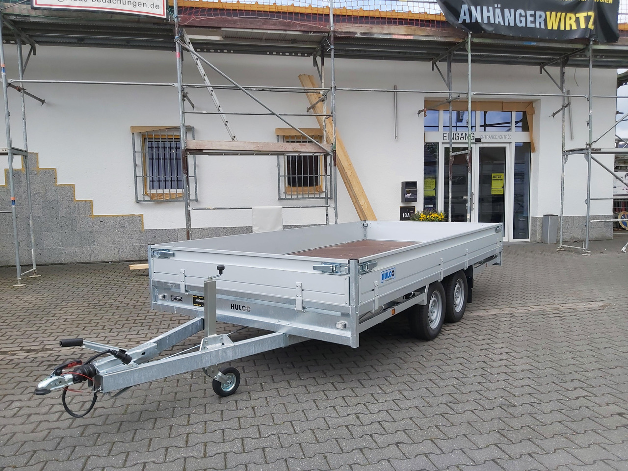 MEDAX - 2 3000 405x203x30cm 12" niedrig Fahrwerk (XL) 3000kg - Прицеп бортовой/ Платформа: фото 1 MEDAX - 2 3000 405x203x30cm 12" niedrig Fahrwerk (XL) 3000kg - Прицеп бортовой/ Платформа: фото 1