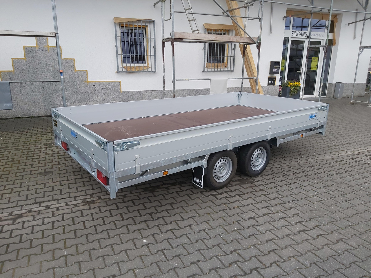 Прицеп бортовой/ Платформа MEDAX - 2 3000 405x203x30cm 12" niedrig Fahrwerk (XL) 3000kg: фото 10