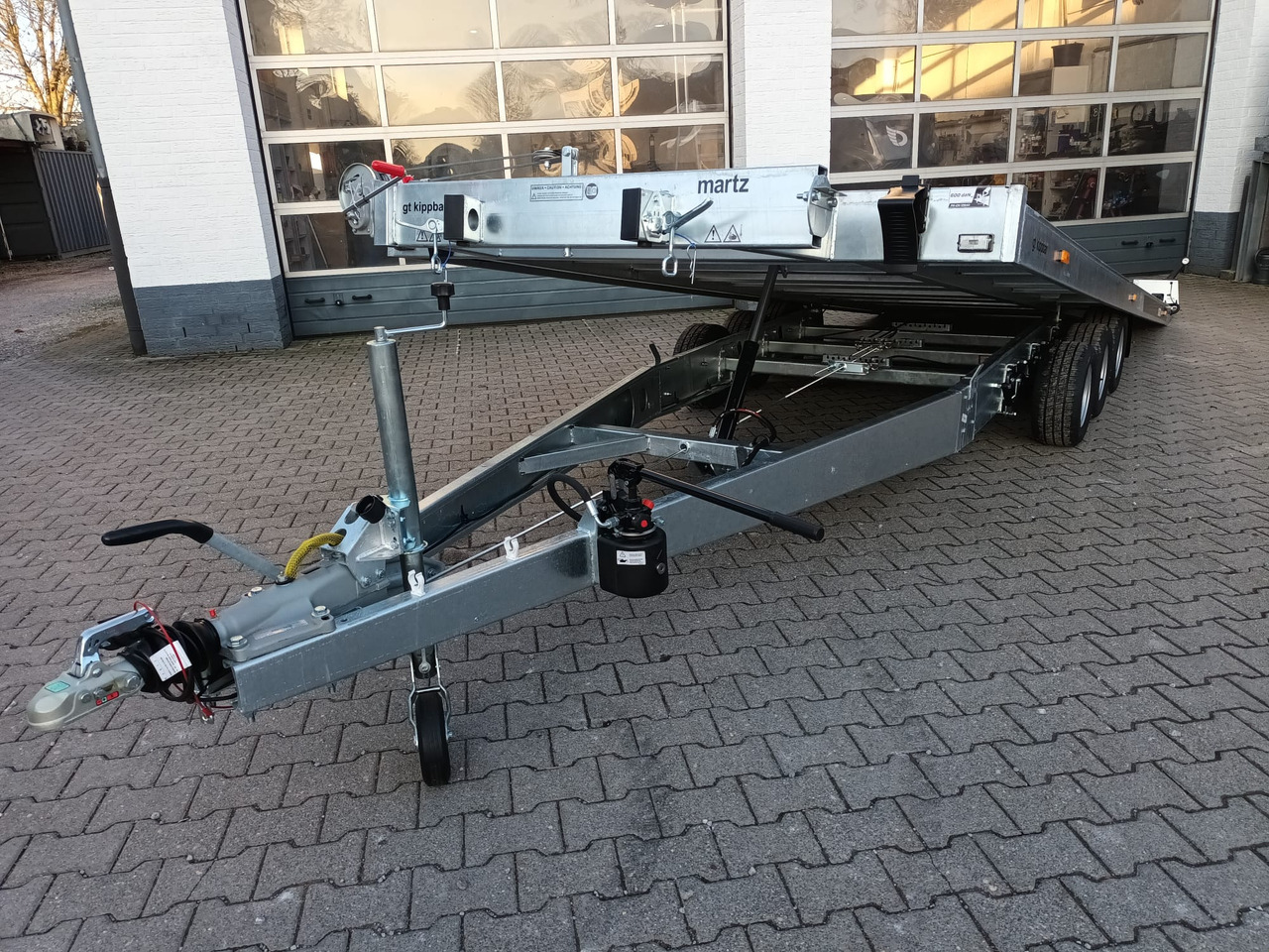 Прицеп-автовоз Martz Cartrailer GT KIPP 580/3 3,5T 580x215cm Profi Aluboden Winde Tridem 10" 3500kg 100 km/H: фото 10