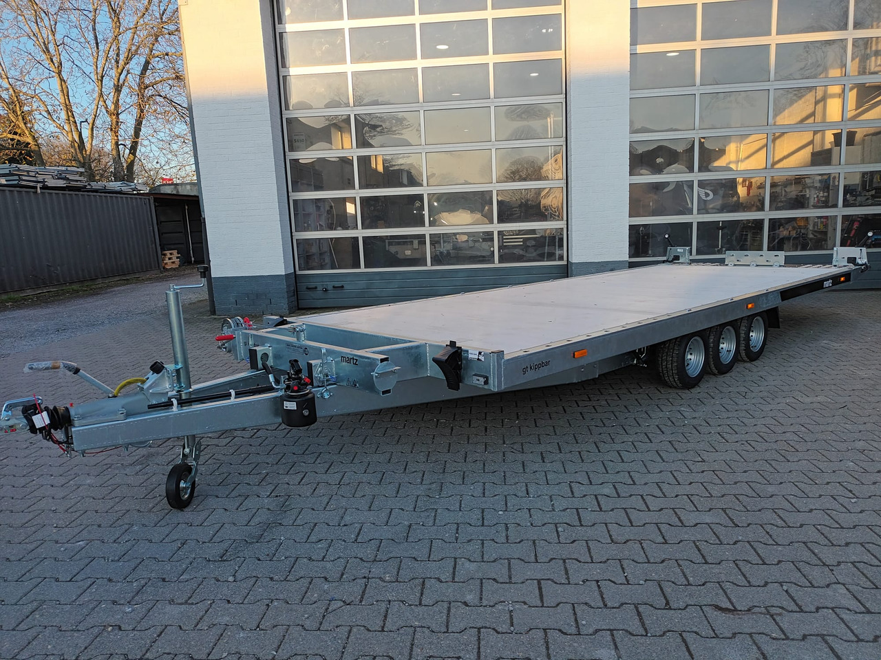 Прицеп-автовоз Martz Cartrailer GT KIPP 580/3 3,5T 580x215cm Profi Aluboden Winde Tridem 10" 3500kg 100 km/H: фото 14