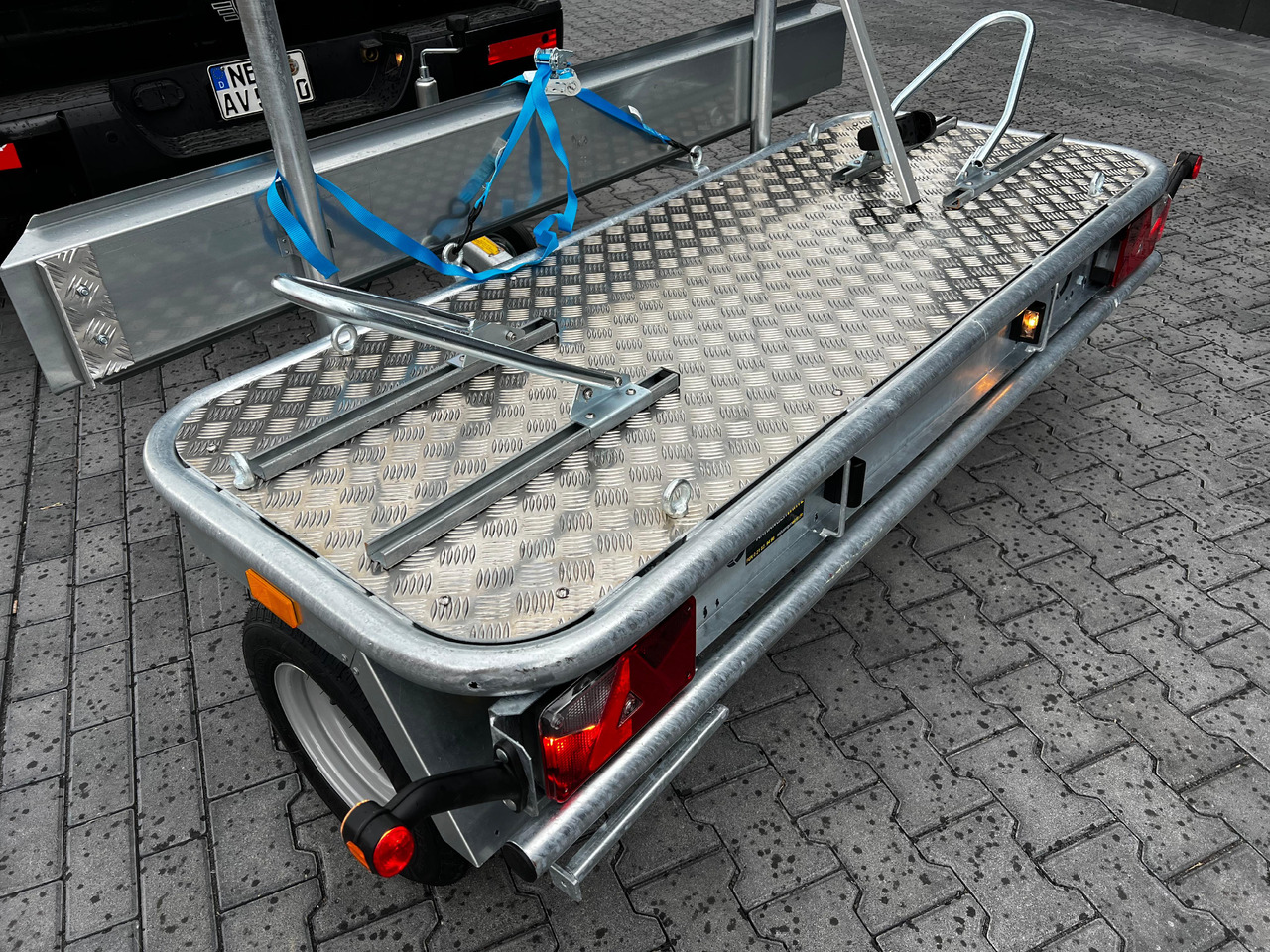 Прицеп для мотоцикла Motorradanhänger Roadster Motocamp 1 quer 200x80cm 750kg 100km/H: фото 9