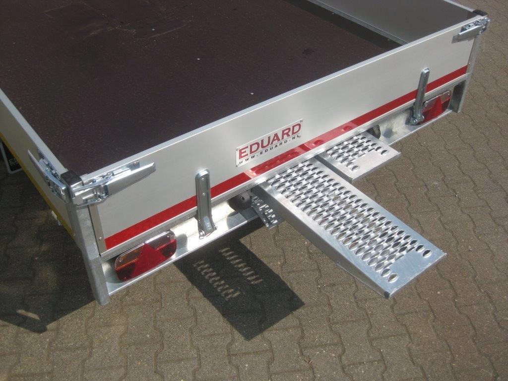 Multi Transporter 406x200x30cm Rampen Seilwinde 13" niedrig Fahrwerk (XL) 2700kg - Прицеп бортовой/ Платформа: фото 5 Multi Transporter 406x200x30cm Rampen Seilwinde 13" niedrig Fahrwerk (XL) 2700kg - Прицеп бортовой/ Платформа: фото 5