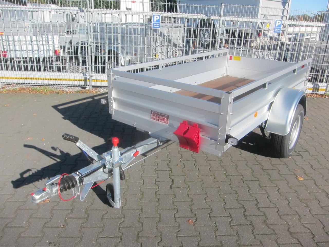 PKW Anhänger Koch Aluline 4.13 250x125x44cm (S) 1300kg 100 km/H Online Aktion Modell 2024 - Прицеп для легкового автомобиля: фото 1 PKW Anhänger Koch Aluline 4.13 250x125x44cm (S) 1300kg 100 km/H Online Aktion Modell 2024 - Прицеп для легкового автомобиля: фото 1