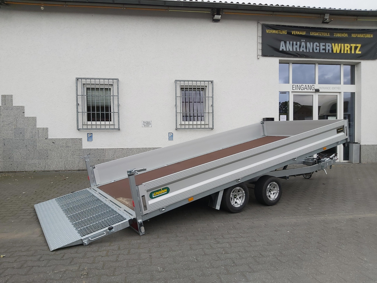Unsinn Maschinentransporter PKL 3042-10-2040 426x204x350cm easyload Alufelgen 3000kg - Прицеп бортовой/ Платформа: фото 1 Unsinn Maschinentransporter PKL 3042-10-2040 426x204x350cm easyload Alufelgen 3000kg - Прицеп бортовой/ Платформа: фото 1