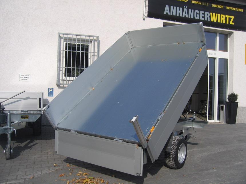 WM Meyer Kipper HLNK 1523/141 231x141x33cm Metallboden 1500kg Aktion Onlinekauf Modell 2022 - Самосвальный прицеп: фото 1 WM Meyer Kipper HLNK 1523/141 231x141x33cm Metallboden 1500kg Aktion Onlinekauf Modell 2022 - Самосвальный прицеп: фото 1
