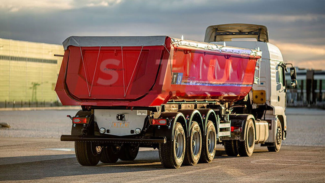 STU 3 AXLE TIPPER TRAILER / 3 ESSİEUX REMORQUE BENNE - Самосвальный полуприцеп: фото 1 STU 3 AXLE TIPPER TRAILER / 3 ESSİEUX REMORQUE BENNE - Самосвальный полуприцеп: фото 1