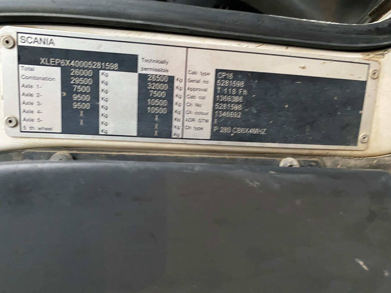 Автобетоносмеситель Scania P280 6x4 Concrete Mixer: фото 8 Автобетоносмеситель Scania P280 6x4 Concrete Mixer: фото 8