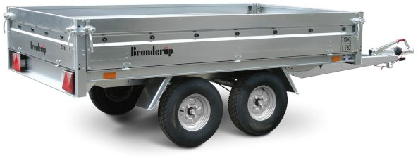 Brenderup 3251STB1300, 1000 kg, Stahl Hochlader, 2500 x 1420 x 350 mm - Прицеп для легкового автомобиля: фото 4 Brenderup 3251STB1300, 1000 kg, Stahl Hochlader, 2500 x 1420 x 350 mm - Прицеп для легкового автомобиля: фото 4