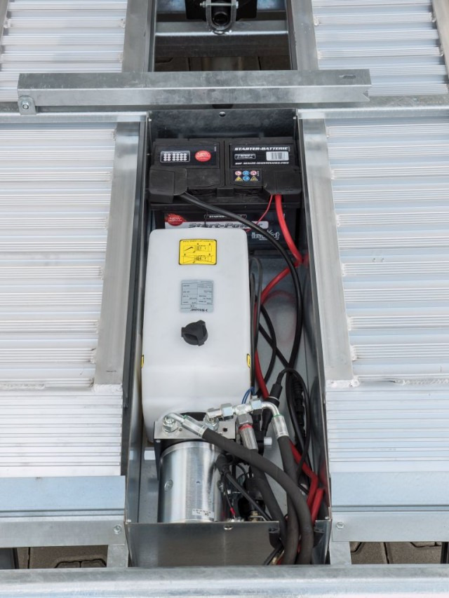 Новый Самосвальный прицеп Humbaur 3-Seitenkipper HTK 3500.41 Alu, 4100 x 2100 x 350 mm, 3,5 to.: фото 10