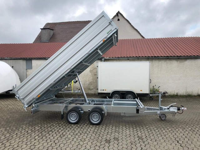Humbaur 3-Seitenkipper HTK 3500.41 Alu mit BW-Aufsatz, 4100 x 2100 x 350 mm, 3,5 to. - Самосвальный прицеп: фото 4 Humbaur 3-Seitenkipper HTK 3500.41 Alu mit BW-Aufsatz, 4100 x 2100 x 350 mm, 3,5 to. - Самосвальный прицеп: фото 4