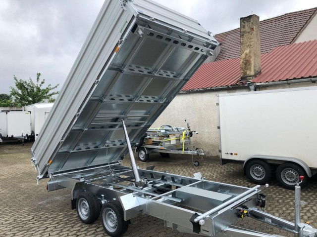 Humbaur 3-Seitenkipper HTK 3500.41 Alu mit BW-Aufsatz, 4100 x 2100 x 350 mm, 3,5 to. - Самосвальный прицеп: фото 5 Humbaur 3-Seitenkipper HTK 3500.41 Alu mit BW-Aufsatz, 4100 x 2100 x 350 mm, 3,5 to. - Самосвальный прицеп: фото 5