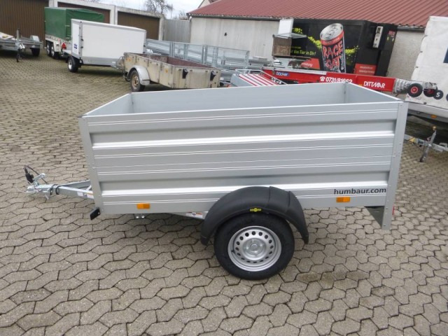 Humbaur HA 752111 mit Bordwandaufsatz Alu, 750 kg, 2050 x 1100 x 350 mm - Прицеп для легкового автомобиля: фото 2 Humbaur HA 752111 mit Bordwandaufsatz Alu, 750 kg, 2050 x 1100 x 350 mm - Прицеп для легкового автомобиля: фото 2