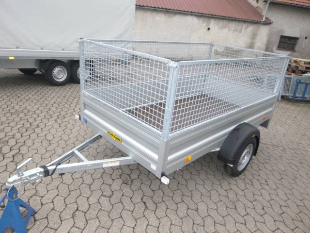 Humbaur HA 752513 mit Laubgitter, 750 kg, 2510 x 1310 x 350 mm - Прицеп для легкового автомобиля: фото 1 Humbaur HA 752513 mit Laubgitter, 750 kg, 2510 x 1310 x 350 mm - Прицеп для легкового автомобиля: фото 1