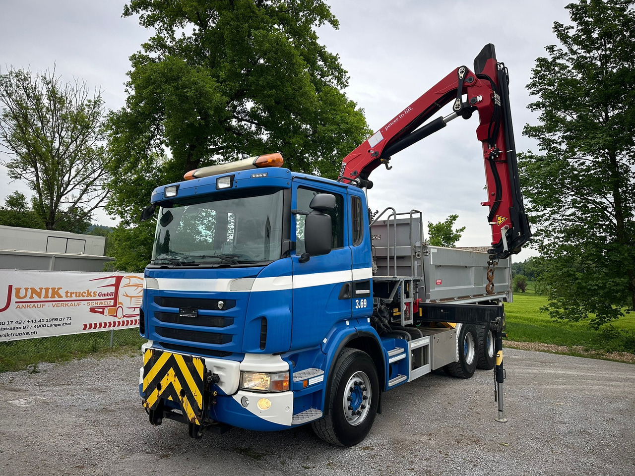SCANIA G440 6x4 Kran+Kipper ORG-km 57.000 - Самосвал, Автоманипулятор: фото 1 SCANIA G440 6x4 Kran+Kipper ORG-km 57.000 - Самосвал, Автоманипулятор: фото 1