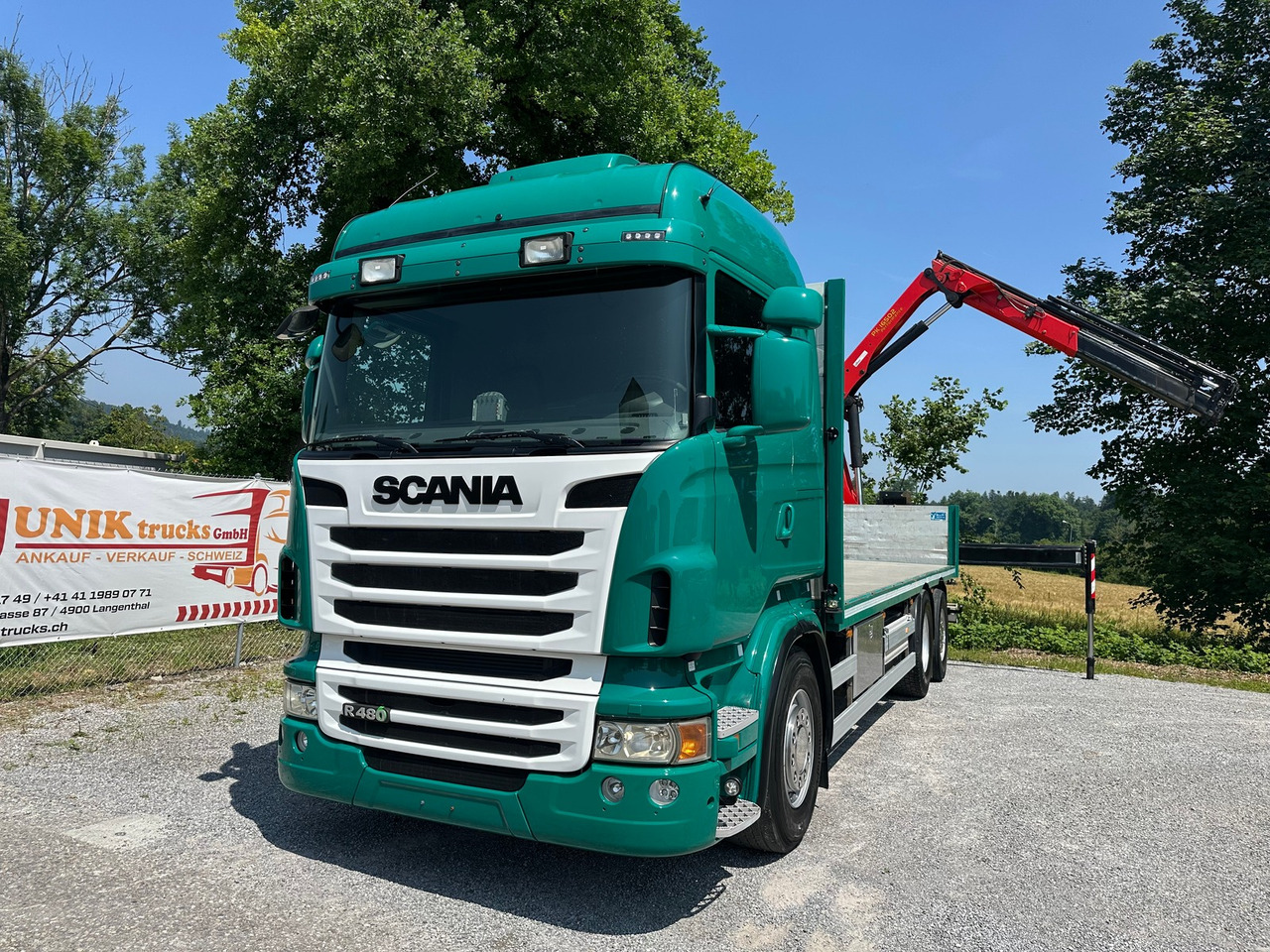 SCANIA R 480 6x2 Palfinger 16502 - Грузовик бортовой/ Платформа, Автоманипулятор: фото 1 SCANIA R 480 6x2 Palfinger 16502 - Грузовик бортовой/ Платформа, Автоманипулятор: фото 1