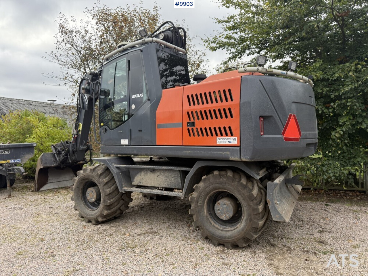 Atlas 160 wheel excavator with tiltrotator and attachments - Колёсный экскаватор: фото 3 Atlas 160 wheel excavator with tiltrotator and attachments - Колёсный экскаватор: фото 3