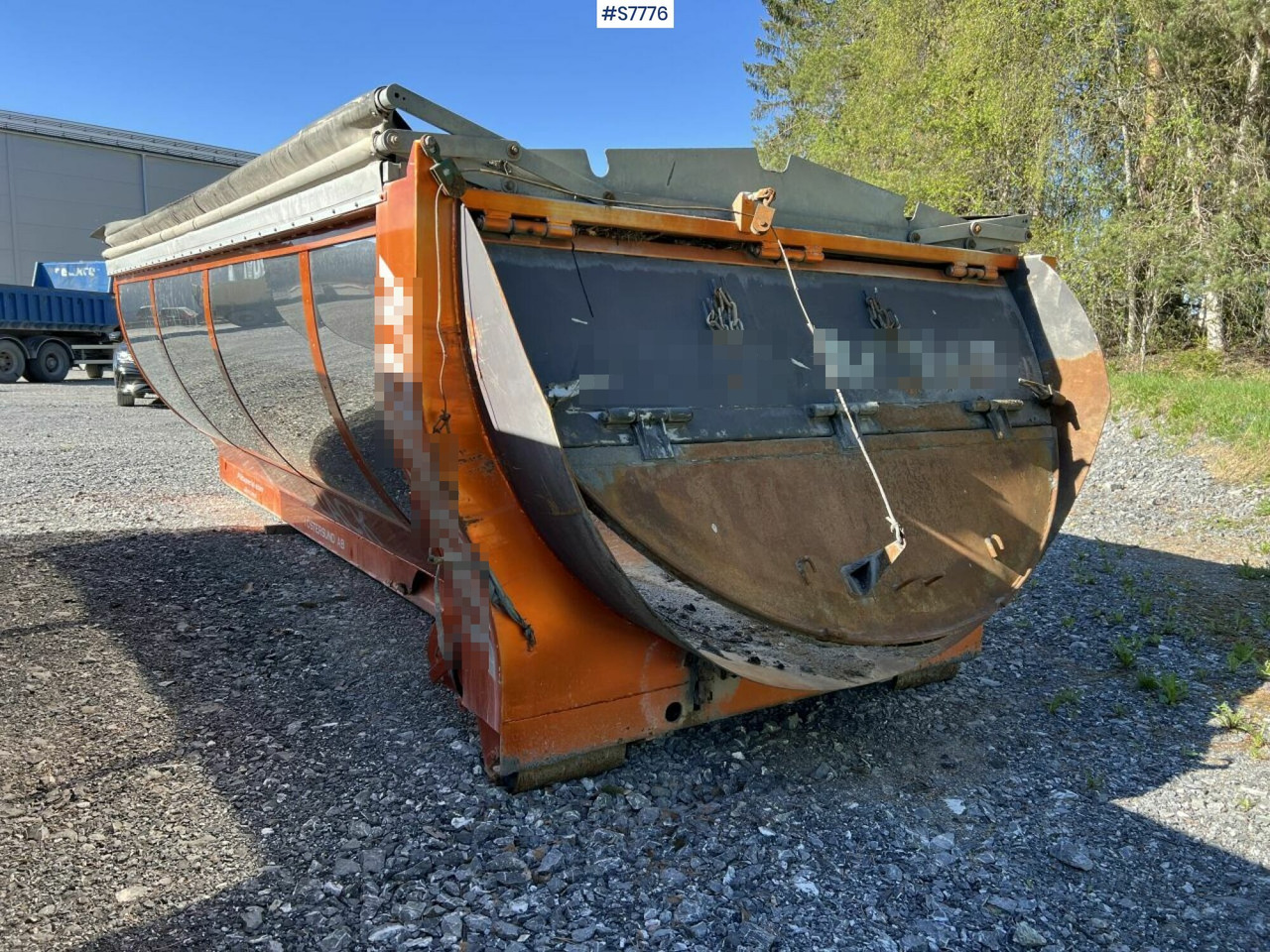 Balticum Frinab LV-13,5 Asphalt flatbed - Контейнер для мультилифта: фото 2 Balticum Frinab LV-13,5 Asphalt flatbed - Контейнер для мультилифта: фото 2