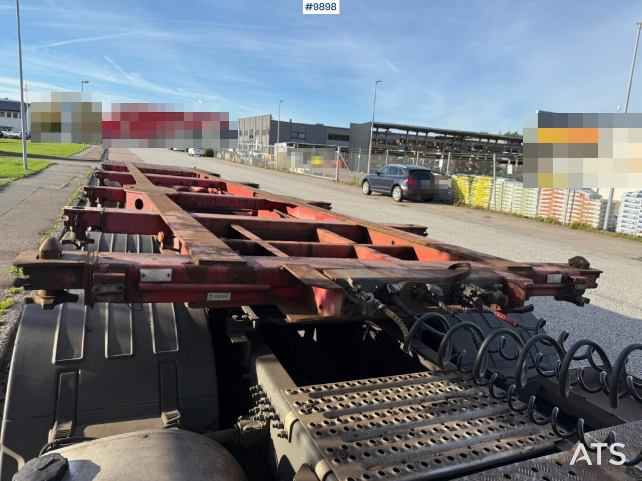 Container chassis Fliegl SDS 400 - Полуприцеп-контейнеровоз/ Сменный кузов: фото 4 Container chassis Fliegl SDS 400 - Полуприцеп-контейнеровоз/ Сменный кузов: фото 4
