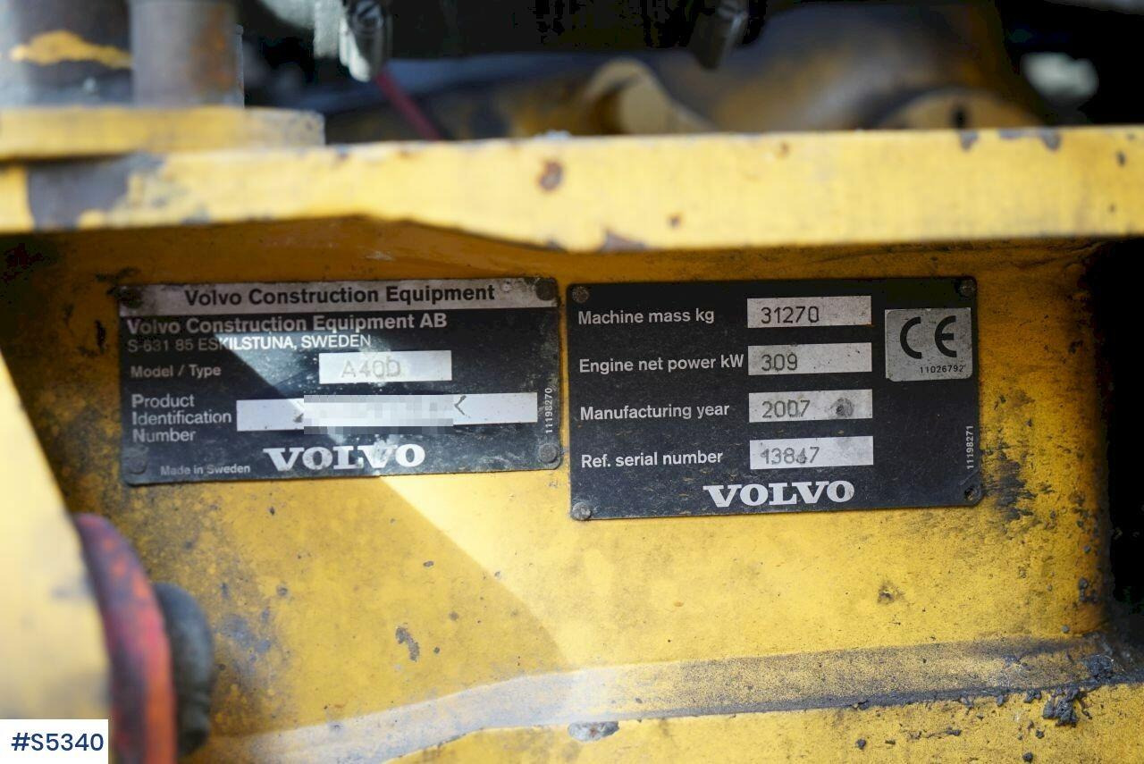 Внедорожный самосвал DUMPER Volvo A40D 6x6: фото 20