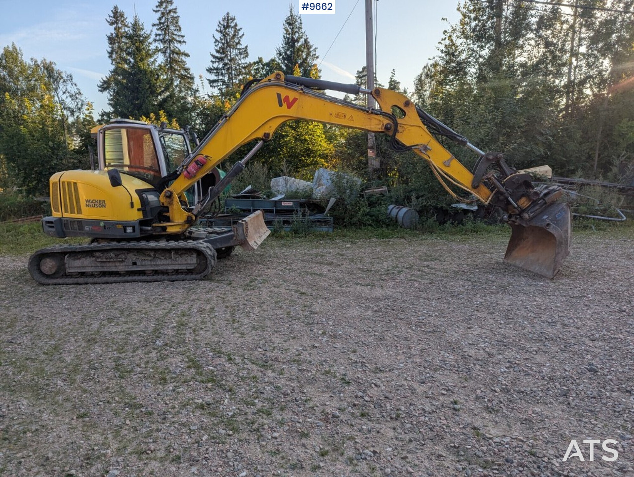 Excavator Wacker Neuson ET90, Tiltrotator, buckets (Video) - Гусеничный экскаватор: фото 1 Excavator Wacker Neuson ET90, Tiltrotator, buckets (Video) - Гусеничный экскаватор: фото 1