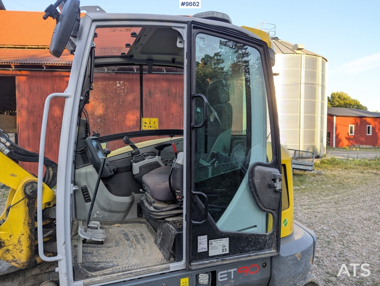 Гусеничный экскаватор Excavator Wacker Neuson ET90, Tiltrotator, buckets (Video): фото 9