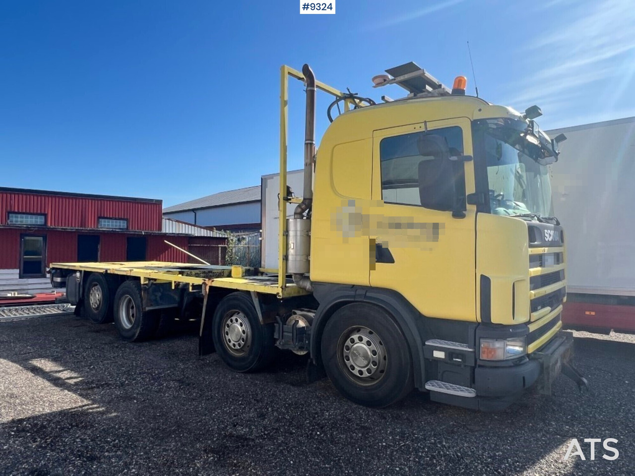 Flatbed truck Scania R124GB8X26NB420 - Грузовик бортовой/ Платформа: фото 4 Flatbed truck Scania R124GB8X26NB420 - Грузовик бортовой/ Платформа: фото 4