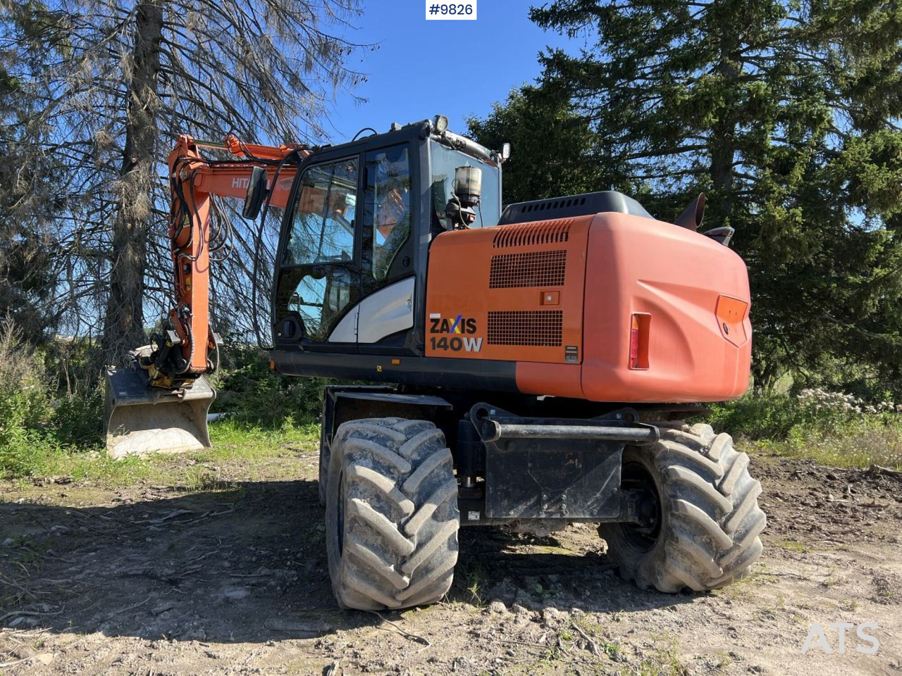 Hitachi ZX140 W-5B with rotor and planer bucket - Колёсный экскаватор: фото 2 Hitachi ZX140 W-5B with rotor and planer bucket - Колёсный экскаватор: фото 2