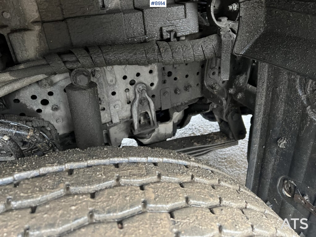 Крюковой мультилифт Hooklift Truck Mercedes-Benz Arocs with plow attachments: фото 12