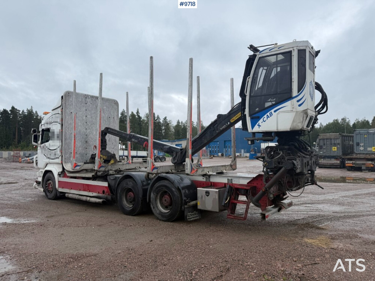 Log truck Scania R520 with crane - Лесовоз, Автоманипулятор: фото 3 Log truck Scania R520 with crane - Лесовоз, Автоманипулятор: фото 3