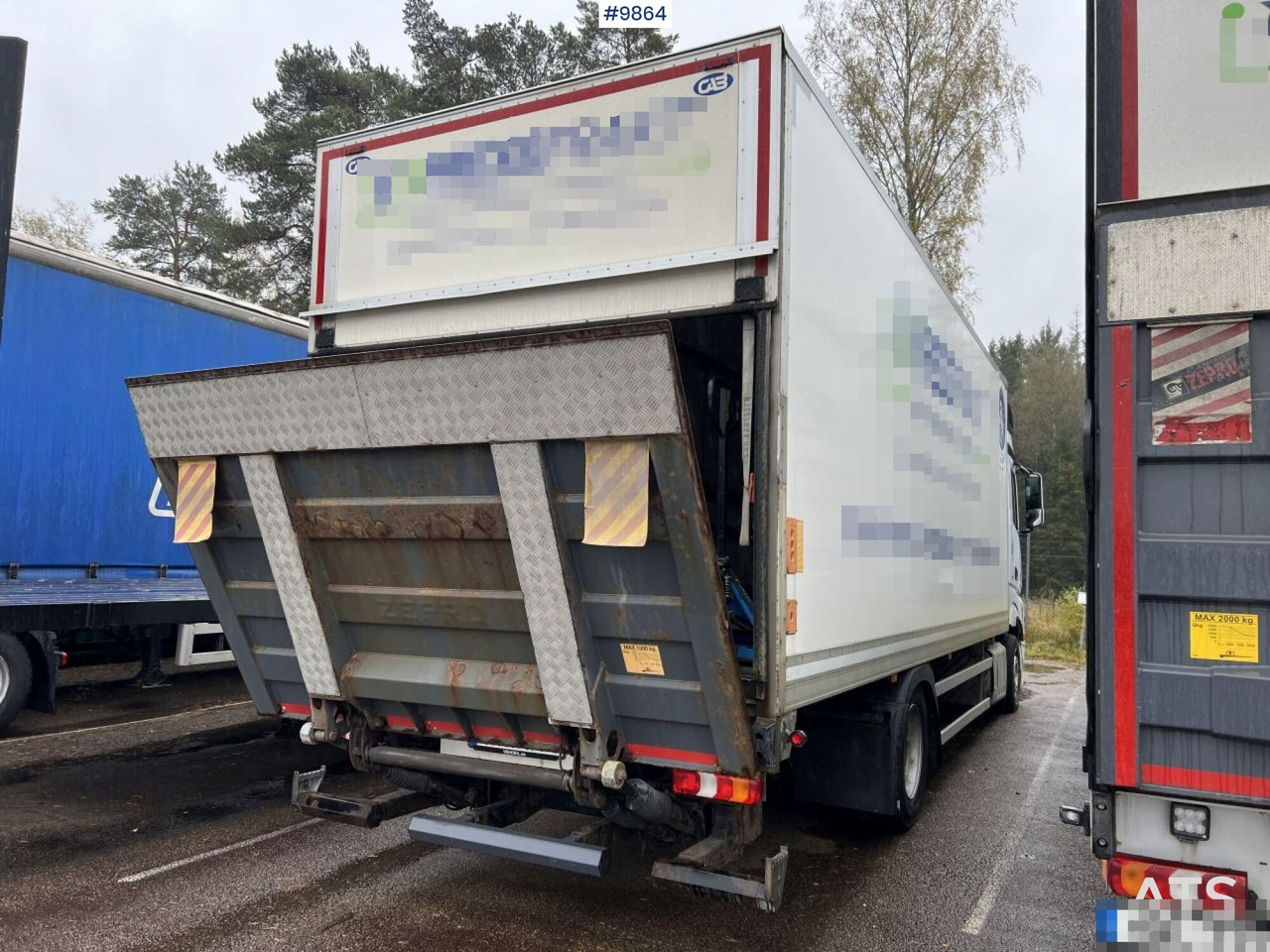 MERCEDES-BENZ ACTROS 963-0-A Box truck with tail lift - Грузовик с закрытым кузовом: фото 3 MERCEDES-BENZ ACTROS 963-0-A Box truck with tail lift - Грузовик с закрытым кузовом: фото 3