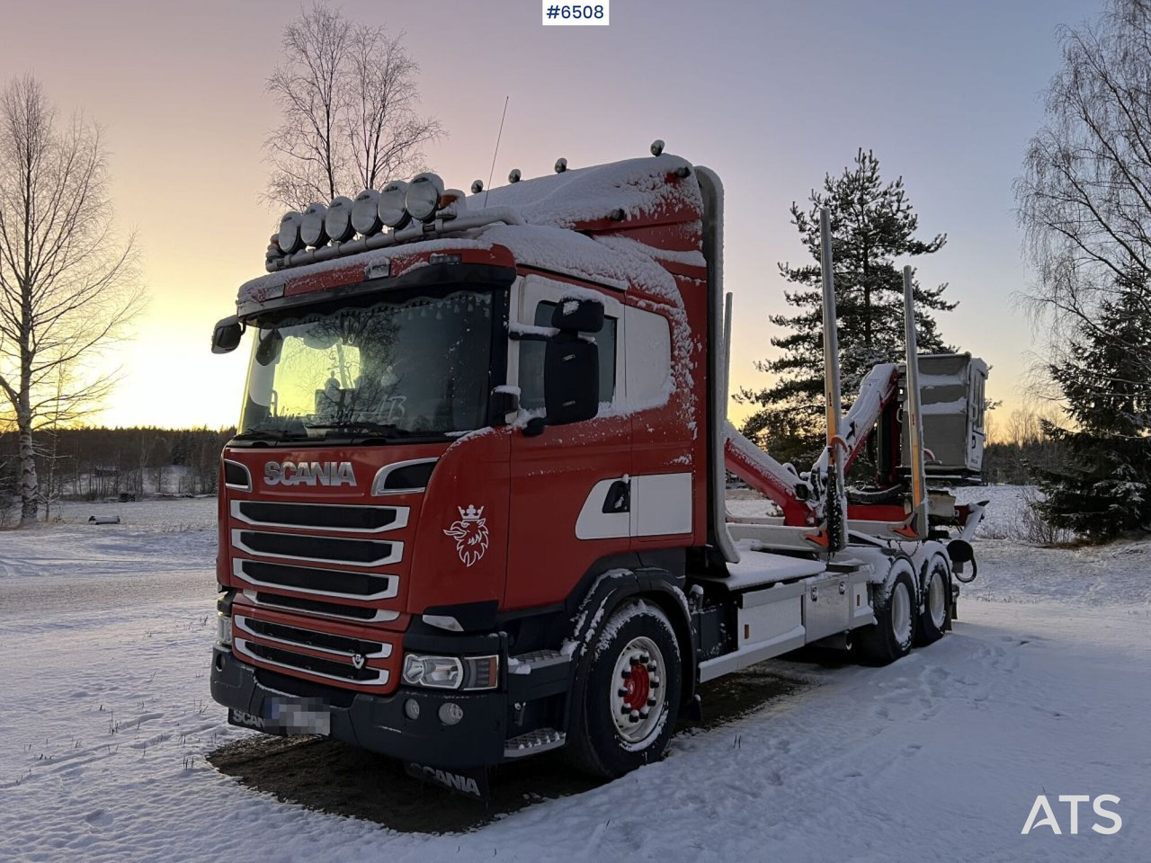 Scania R560 Timber Truck with crane - Лесовоз: фото 2 Scania R560 Timber Truck with crane - Лесовоз: фото 2