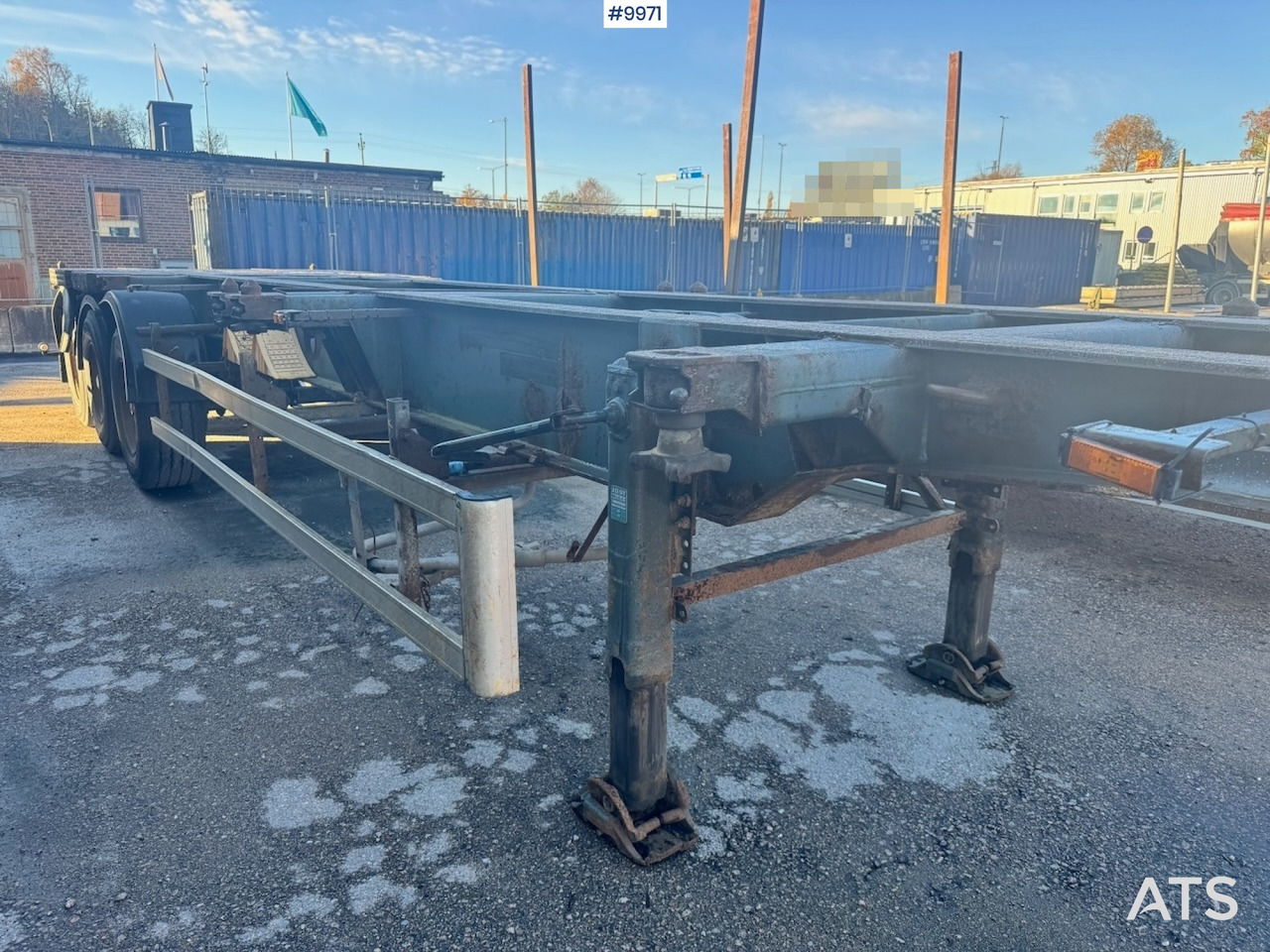 Schweriner CS40 container chassis. - Шасси полуприцеп: фото 5 Schweriner CS40 container chassis. - Шасси полуприцеп: фото 5