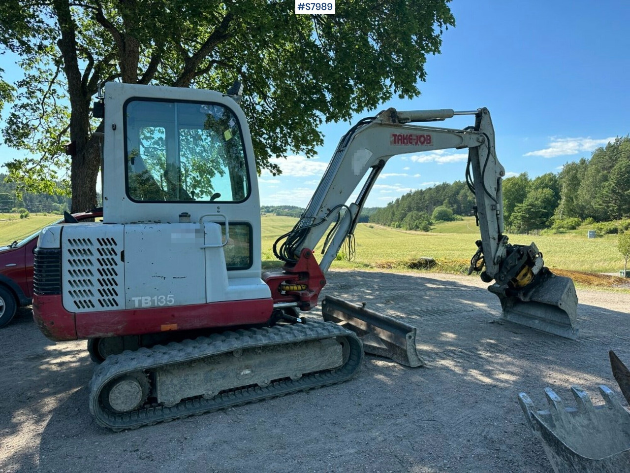 Take Job TB135 Mini excavator with Engcon tiltrotator and gears, See video - Экскаватор: фото 3 Take Job TB135 Mini excavator with Engcon tiltrotator and gears, See video - Экскаватор: фото 3